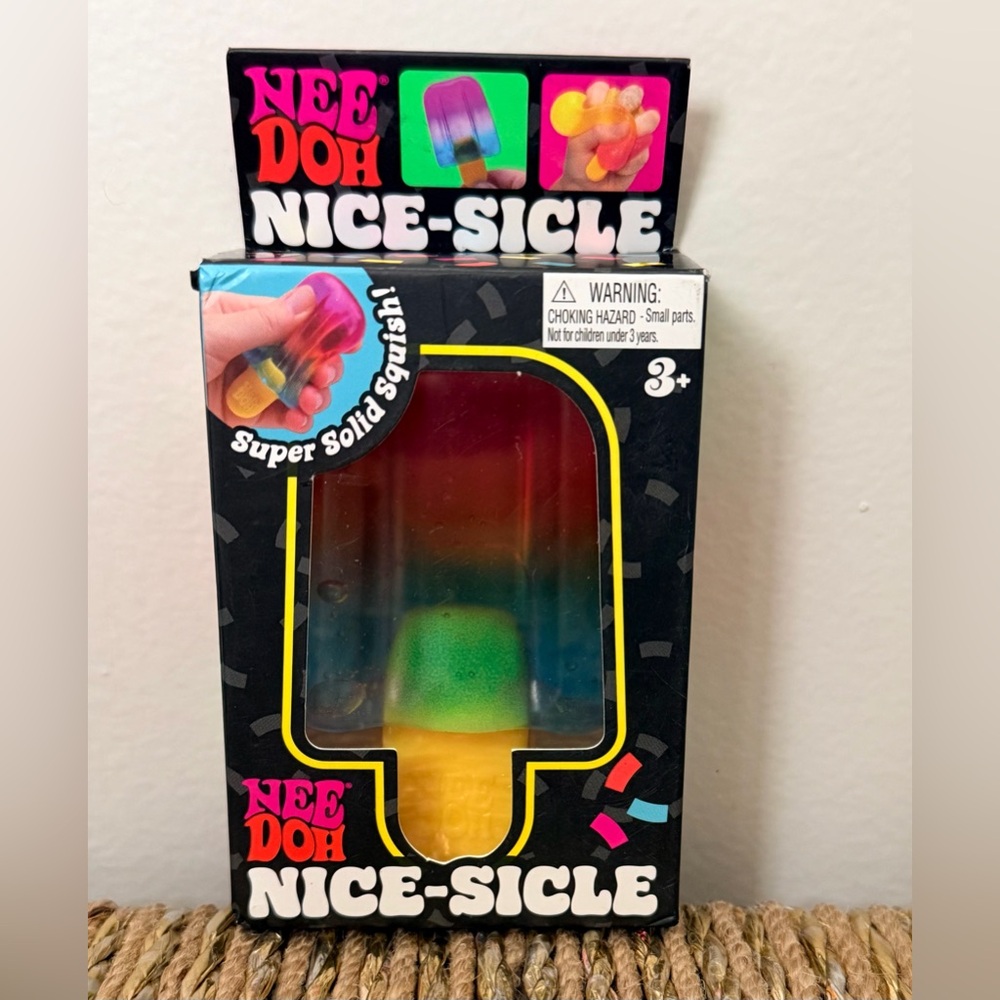 NeeDoh Nice-Sicle Rainbow Popsicle Squishy